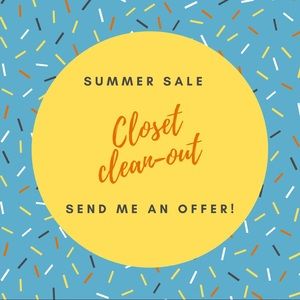 Accepting offers on all items! Up to 50% off